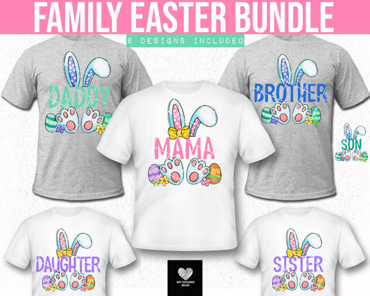 Family Easter (6-pack) - Mar2024 - PNG - Digital Design