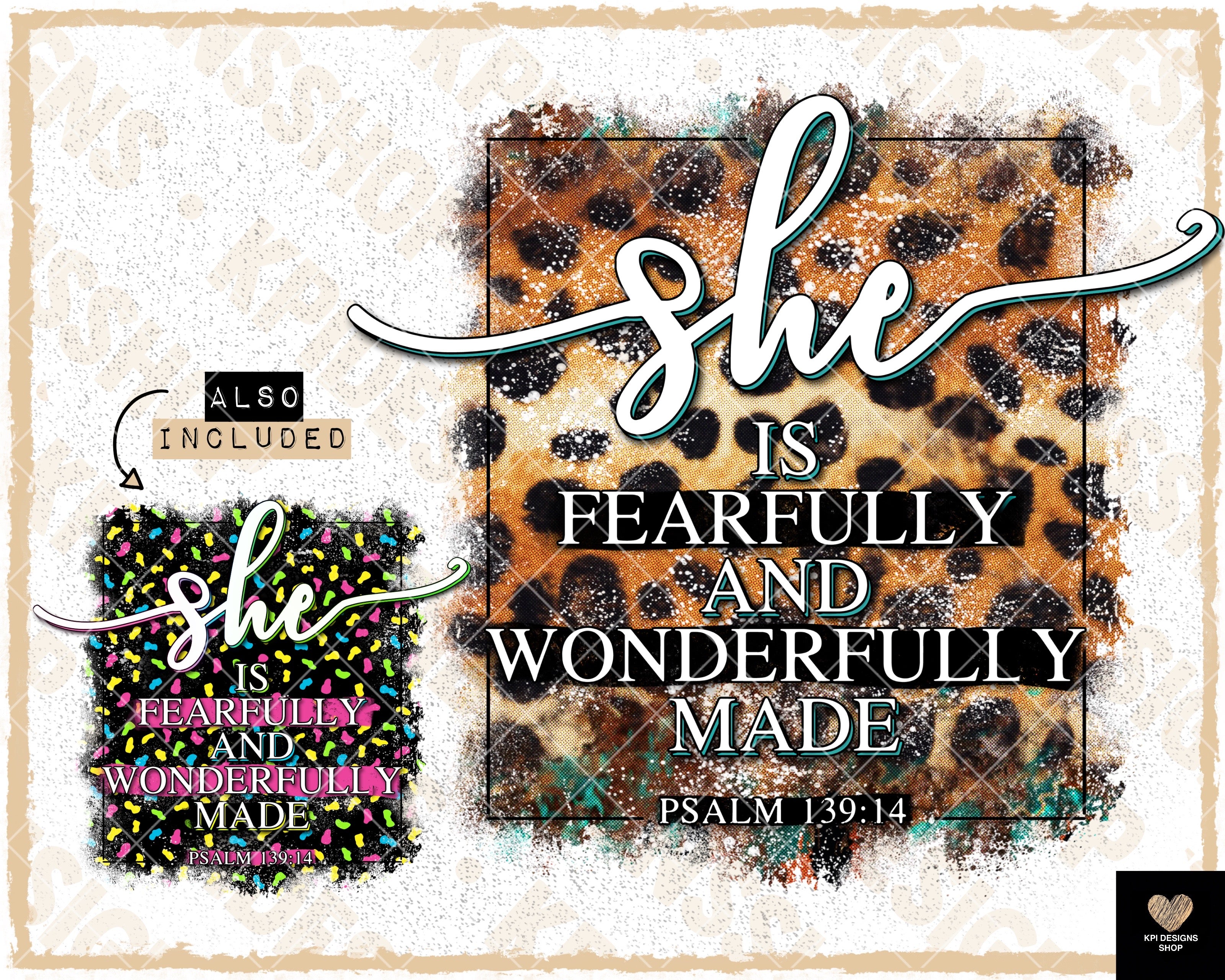 Fearfully & Wonderfully Made (2-pack) - May2023 - PNG - Digital Design ...