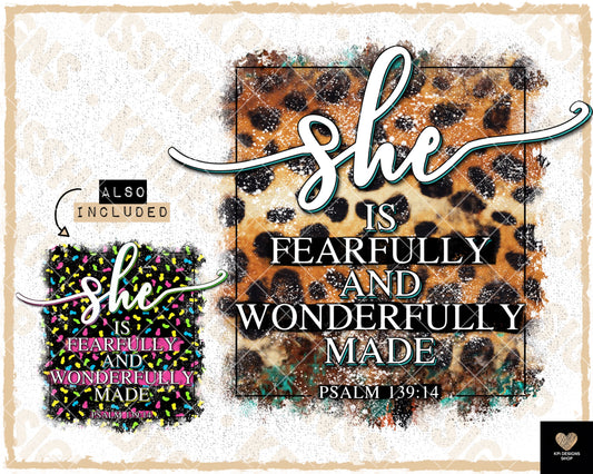 Fearfully & Wonderfully Made (2-pack) - May2023 - PNG - Digital Design