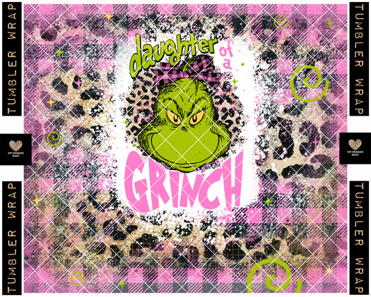 Tumbler Wrap: Daughter Mean One - PNG - Digital Designs - (Personal Use Recommended