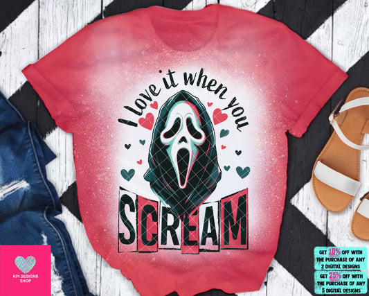 I Love it When You Scream - Dec2023 - PNG - Digital Design