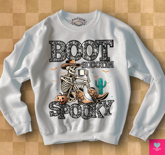 Boot Scootin’ Spooky - Aug2024 - PNG - Digital Design