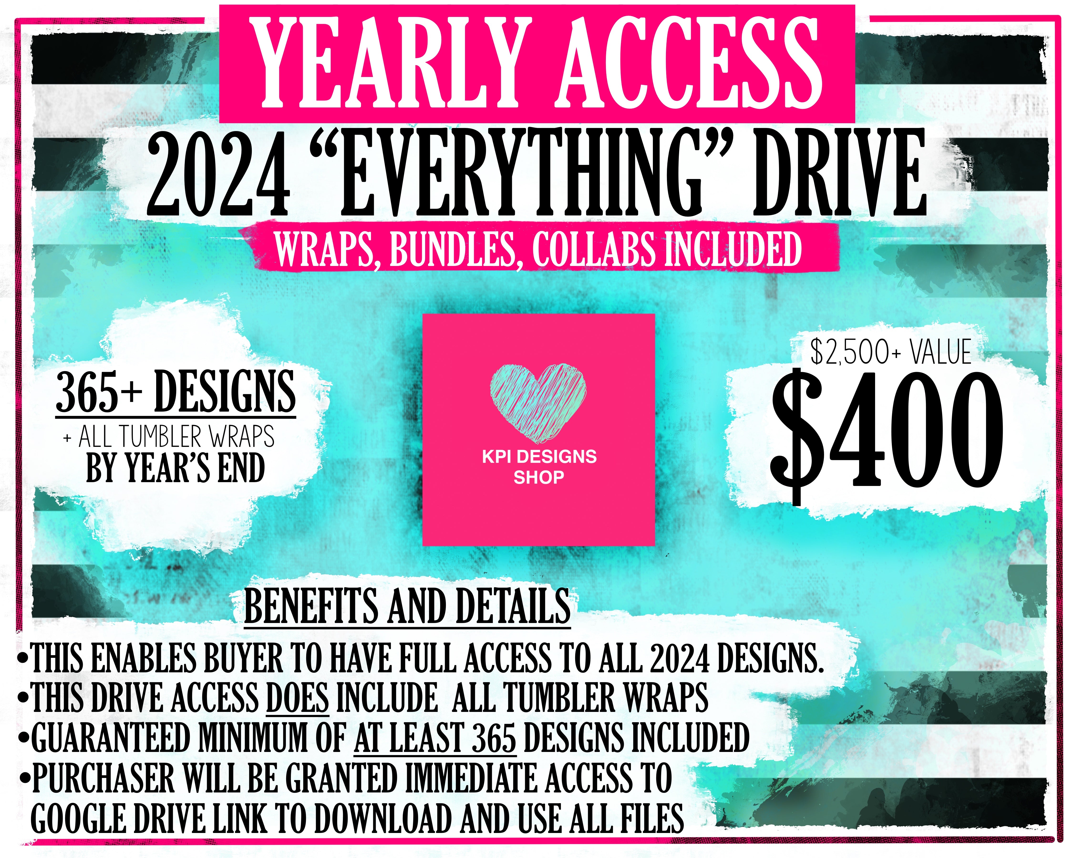 2024 yearly everything drive full access to everything from 2024