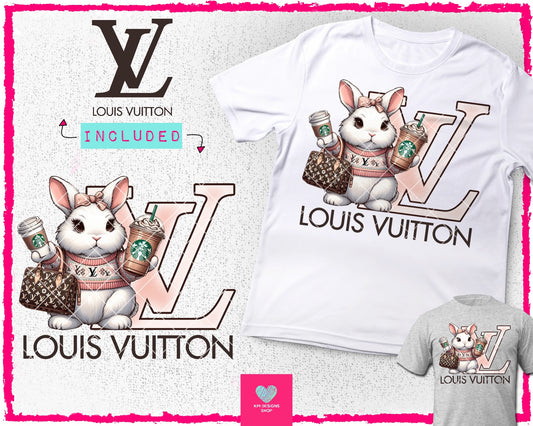 LV Easter Bunny 3 - Mar2024 - PNG - Digital Design (Personal Use Recommended)
