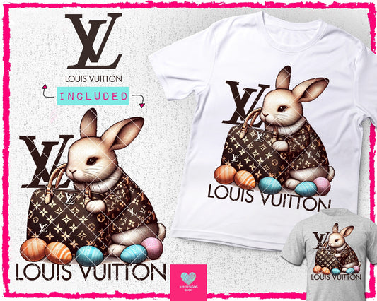LV Easter Bunny 1 - Mar2024 - PNG - Digital Design (Personal Use Recommended)