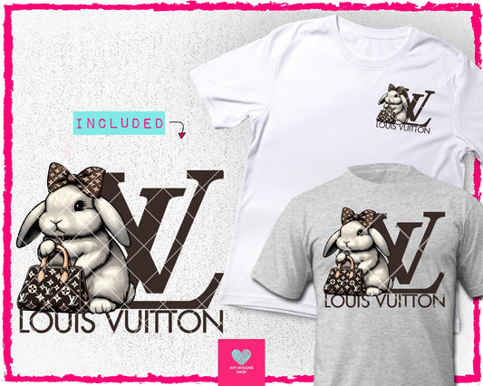 LV Easter Bunny 4 - Mar2024 - PNG - Digital Design (Personal Use Recommended)