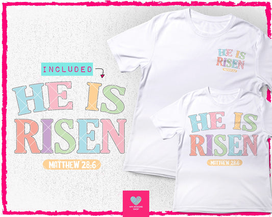 He is Risen - Mar2024 - PNG - Digital Design