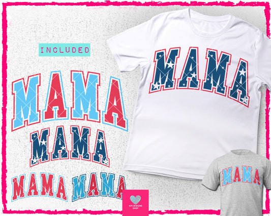 American Mama (4-pack) - Apr2024 - PNG - Digital Design