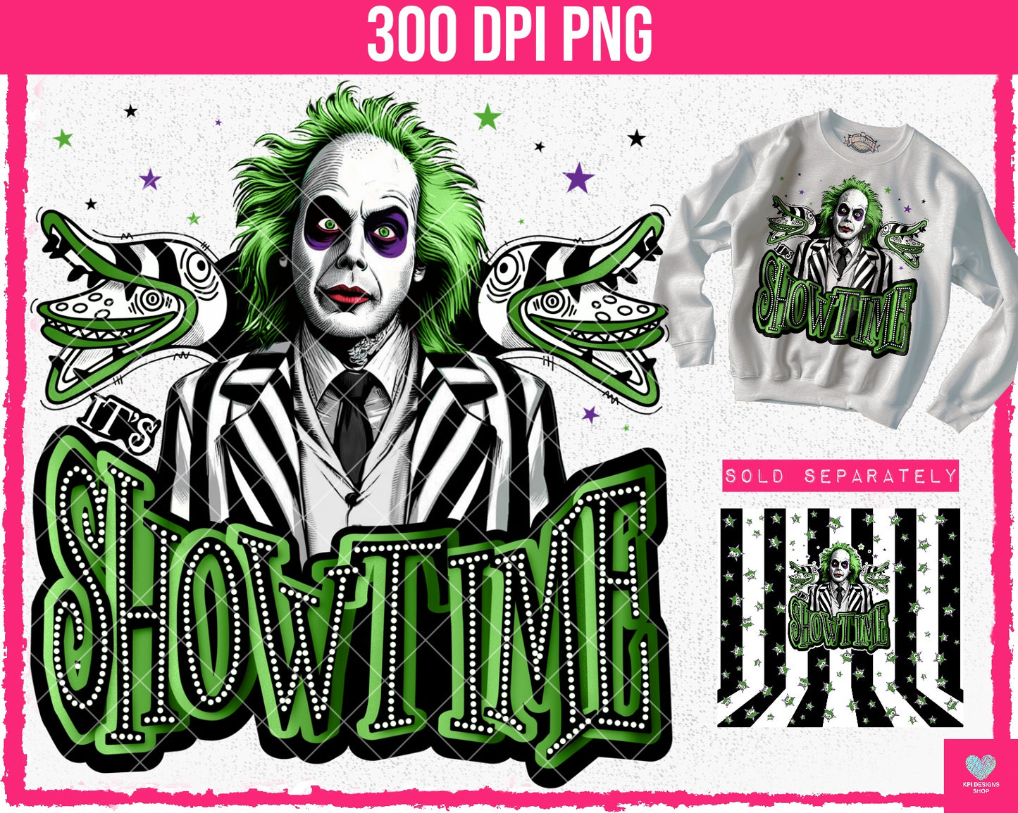 It's Showtime + Matching Sleeve (2-pack)  - August2024 - PNG - Digital Design