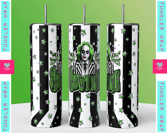 Tumbler Wrap: It's Showtime - August2024 - PNG - Digital Design