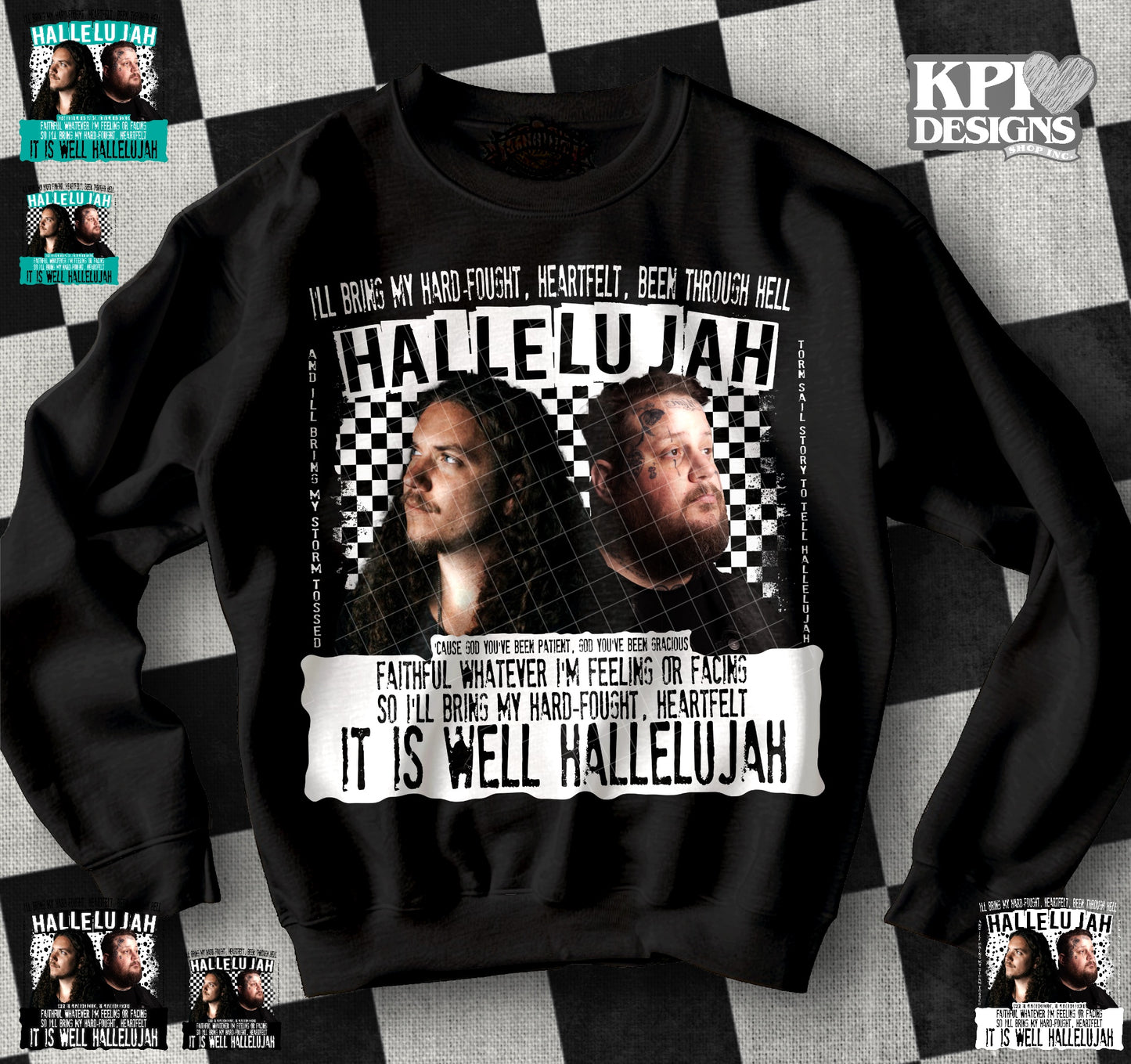 Hallelujah (6-pack) - Feb2025 - PNG - Digital Design