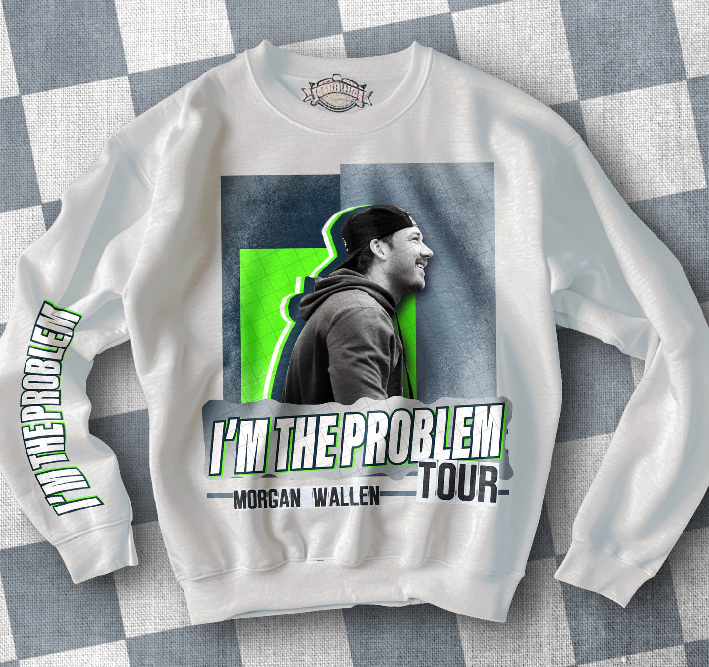 I'm the Problem + Sleeve - Feb2025 - PNG - Digital Design