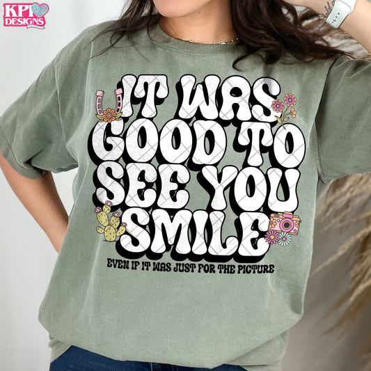 Good to See You Smile Floral (2-pack) - Mar2024 - PNG - Digital Design