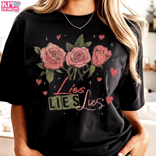 Lies x3 Roses (2 files) - Mar2025 - PNG - Digital Design