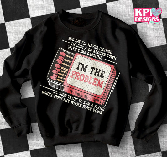 I'm the Problem Matchbox (2 files) - Mar2025 - PNG - Digital Design