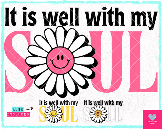 It is Well with My Soul (3-pack) - Jan2024 - PNG - Digital Design