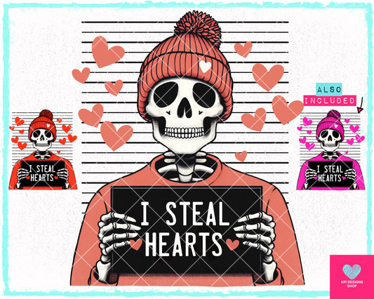 I Steal Hearts (3-pack) - Dec2023 - PNG - Digital Design
