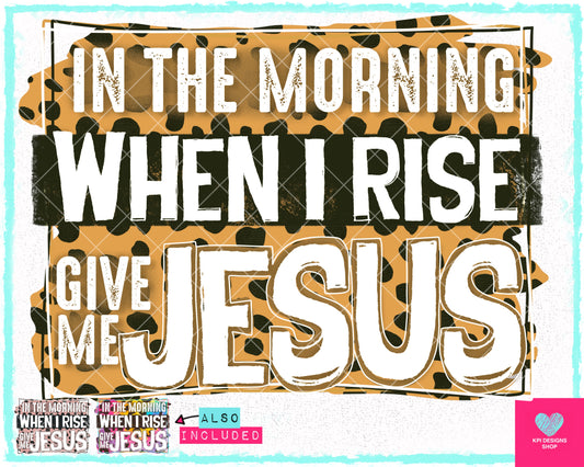 Give Me Jesus (3-pack) - Jan2024 - PNG - Digital Design