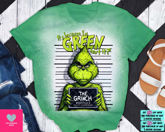 It's Because I'm Green, Isn't it? - Nov2023 - PNG - Digital Designs - (Personal Use Recommended