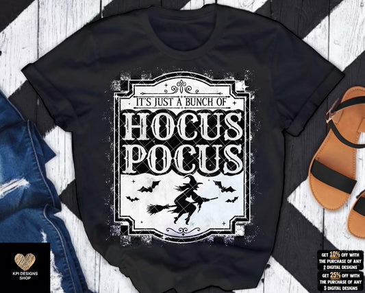 It's Just a Bunch of Hoc Poc (2-pack) - Sept2023 - PNG - Digital Design