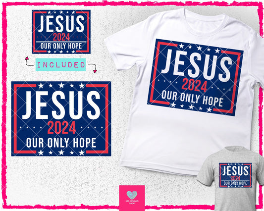 Jesus 2024 (2-pack) - Mar2024 - PNG - Digital Design