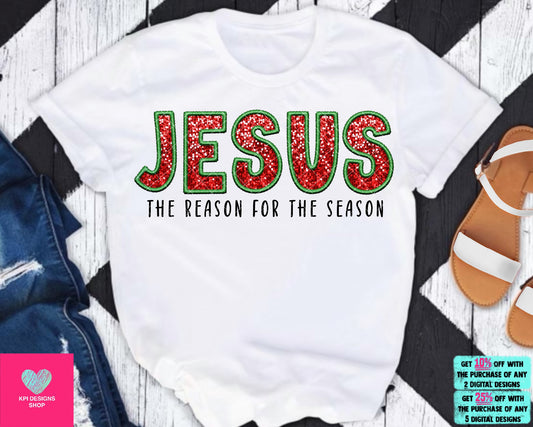 Jesus - The Reason for the Season (2-pack) - Nov2023 - PNG - Digital Design