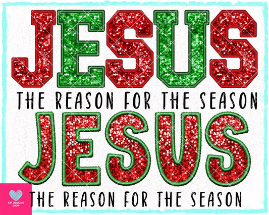 Jesus - The Reason for the Season (2-pack) - Nov2023 - PNG - Digital Design