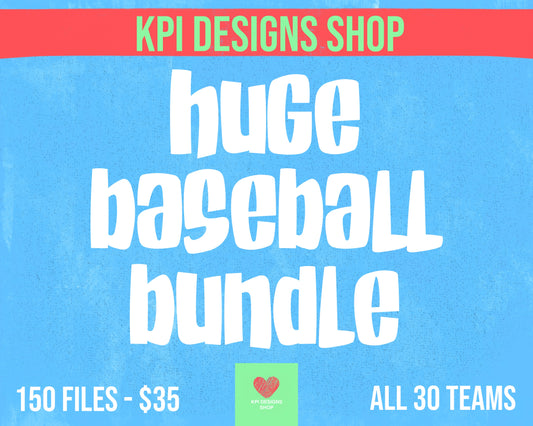 HUGE Baseball Bundle (150 Files) - Feb2024 - PNG - Digital Design (Personal Use Recommended)