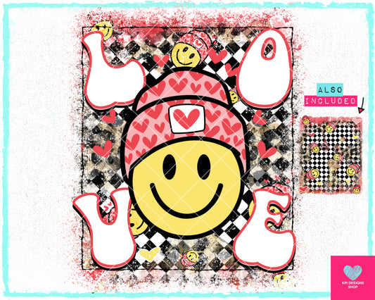 Love Smiley - Dec2023 - PNG - Digital Design