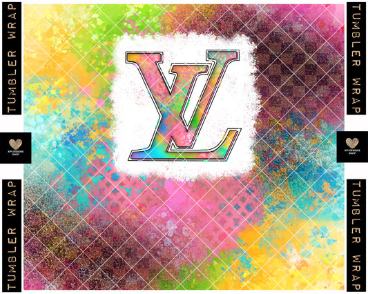 Tumbler Wrap: LV Lips Easter - Mar2023 - PNG - Digital Design (Personal Use Recommended)
