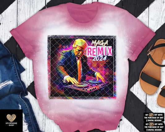 MAGA Remix (Trump 2024) - July2023 - PNG - Digital Design