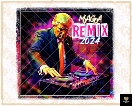 MAGA Remix (Trump 2024) - July2023 - PNG - Digital Design