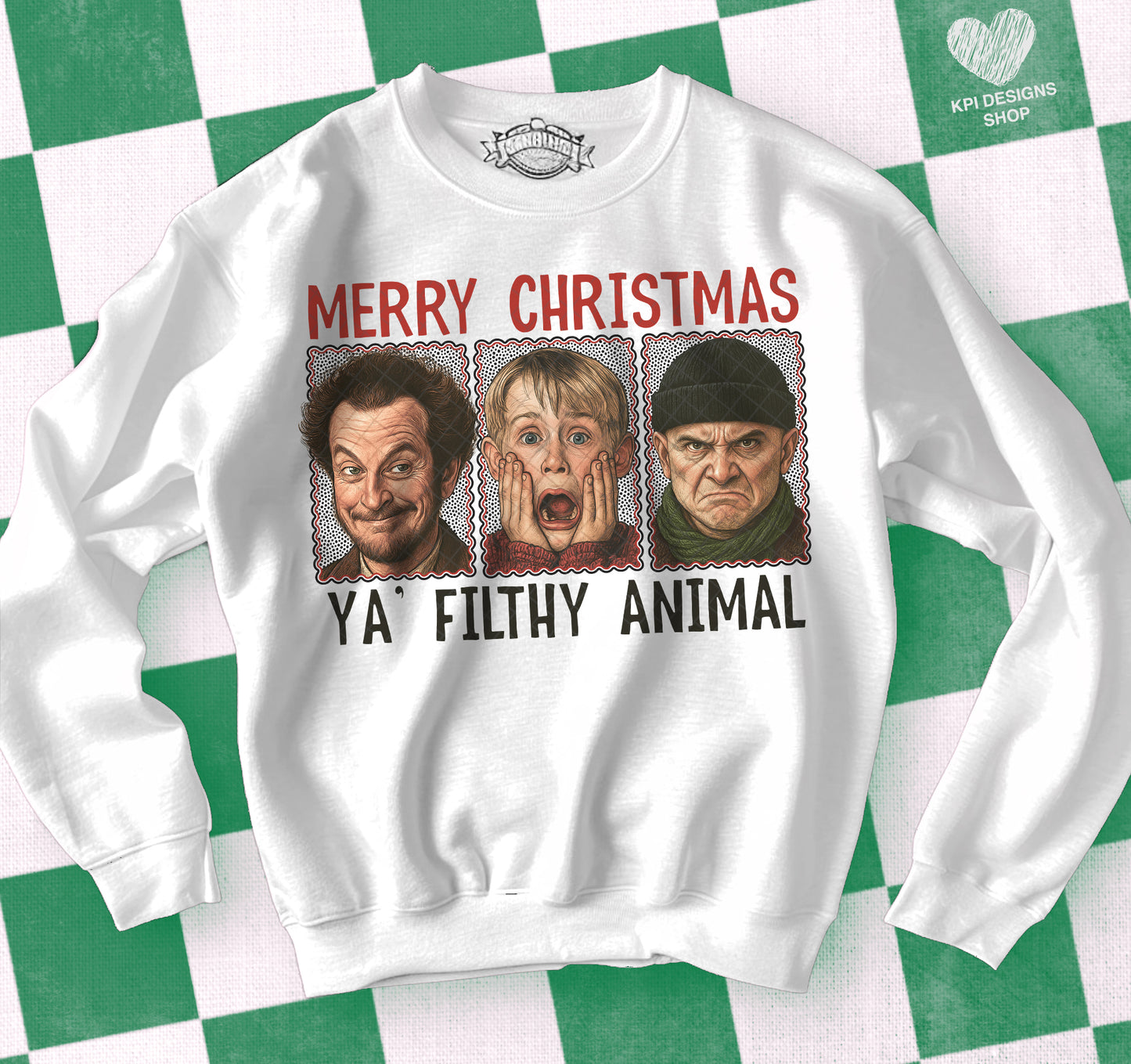 Merry Christmas Ya Filthy Animal (3 files) - Oct2025 - PNG - Digital Design