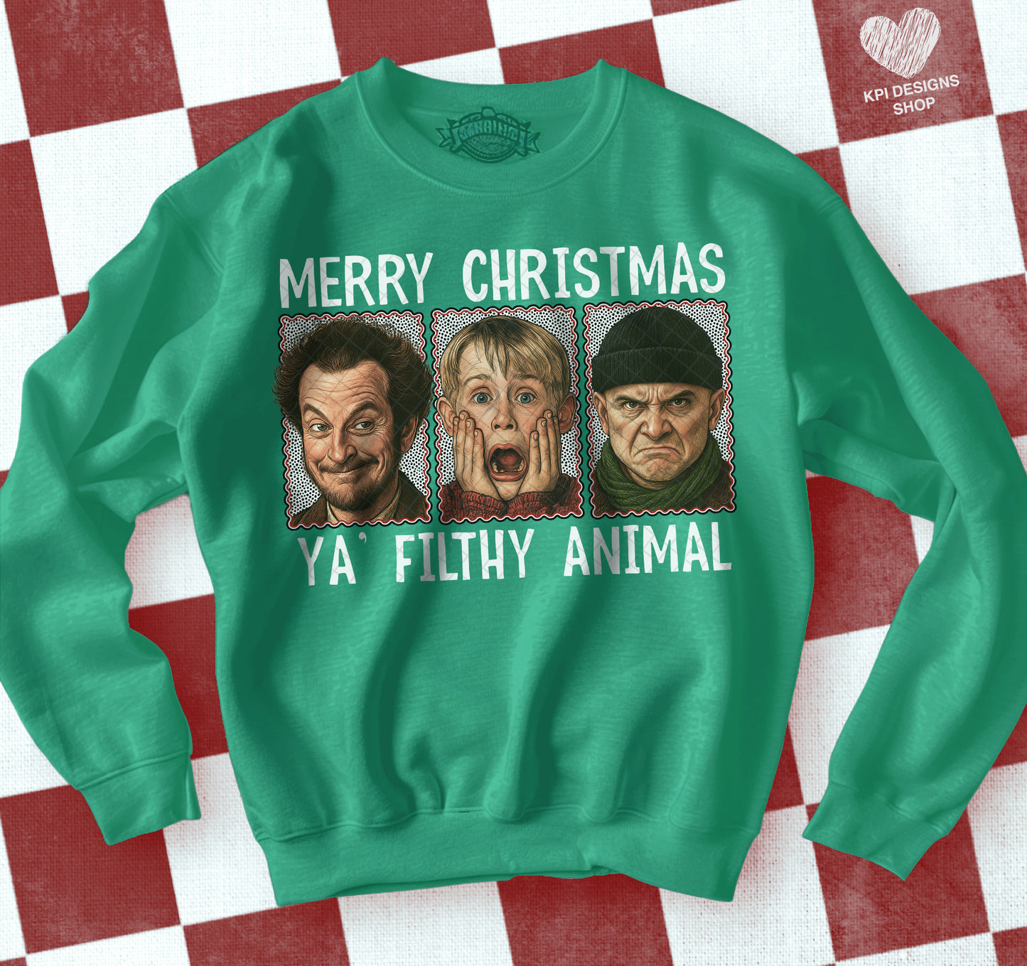 Merry Christmas Ya Filthy Animal (3 files) - Oct2025 - PNG - Digital Design