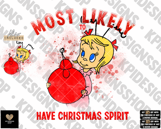 Most Likely To... Cindy L. (2-pack) - Dec2022 - PNG - Digital Design (Personal Use Recommended)