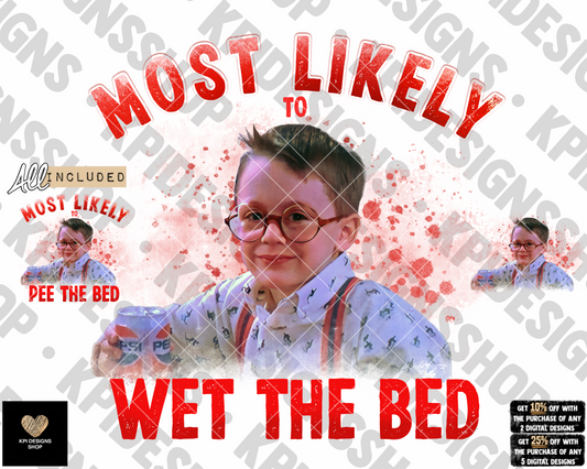 Most Likely To... Fuller - Home Alone (2-pack) - Dec2022 - PNG - Digital Design (Personal Use Recommended)