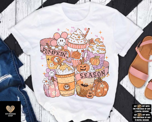 Pumpkin Season (2-pack) - Aug2023 - PNG - Digital Design