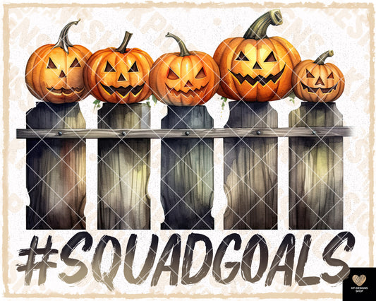 Squad Goals - Pumpkins - July2023 - PNG - Digital Design