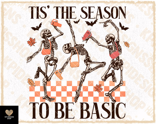 Tis The Season to be Basic - Sept2023 - PNG - Digital Design