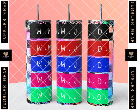 Tumbler Wrap: WWJD - April2023 - PNG - Digital Design