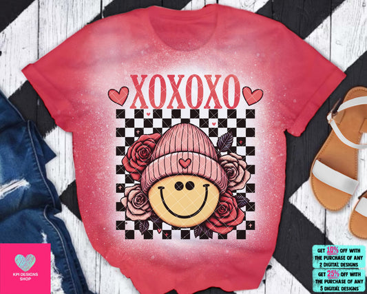 XOXOXO Smiley - Dec2023 - PNG - Digital Design
