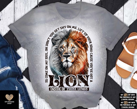 You've Got a Lion Inside of Those Lungs (3-pack) - April2023 - PNG - Digital Design