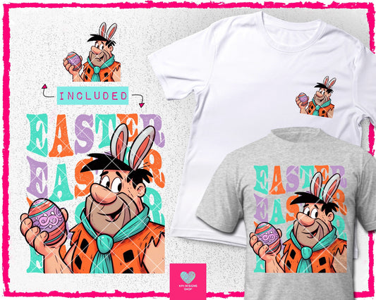 Fred Easter + Matching Pocket - Mar2024 - PNG - Digital Design (Personal Use Recommended)