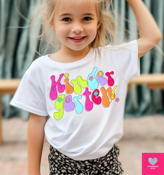 Kindergarten Neon - July2024 - PNG - Digital Design