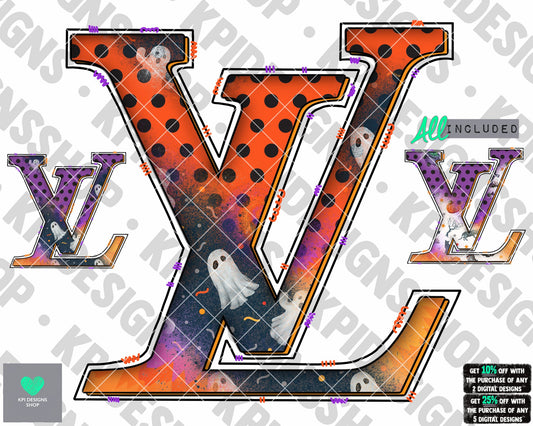 LV Halloween - (3pack) - July2022 - PNG - Digital Design (Personal Use Recommended)