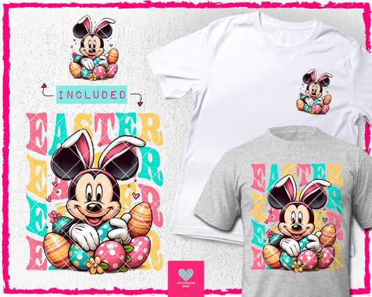 Mick Easter + Matching Pocket - Mar2024 - PNG - Digital Design (Personal Use Recommended)