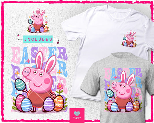 Pep Easter + Matching Pocket - Mar2024 - PNG - Digital Design (Personal Use Recommended)