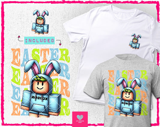 Roblo Easter + Matching Pocket - Mar2024 - PNG - Digital Design (Personal Use Recommended)