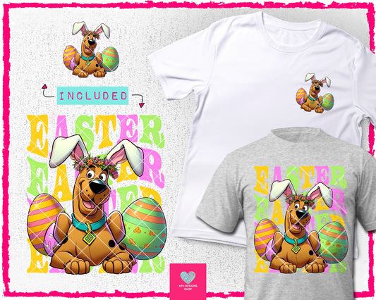Scoob Easter + Matching Pocket - Mar2024 - PNG - Digital Design (Personal Use Recommended)
