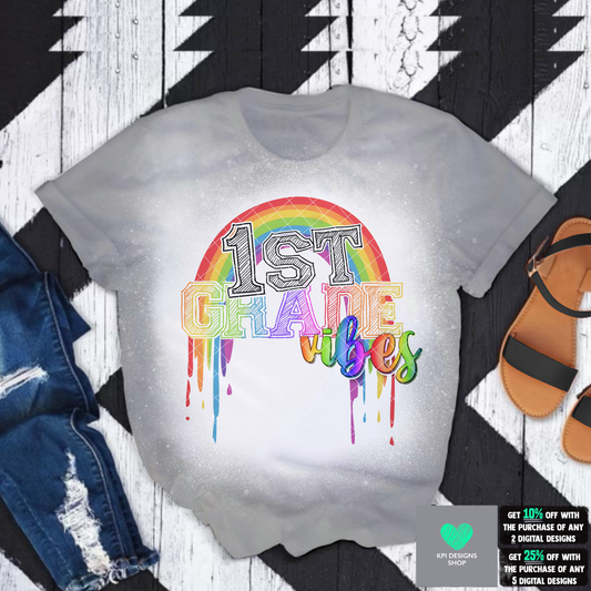 1st Grade Vibes - July2022 - PNG - Digital Design